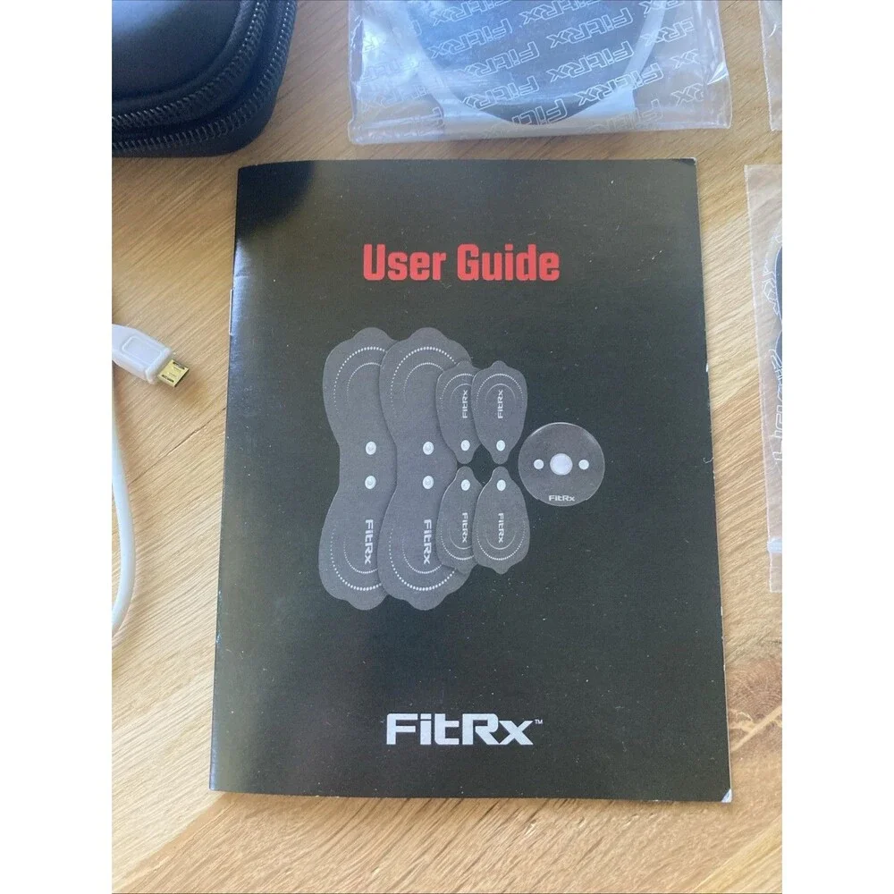 FitRx Electrode Wireless Massager System Muscle Pain Relief Blood Flow& More EUC